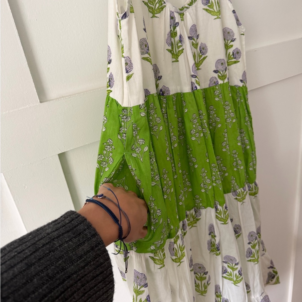 NWOT Olivia James Block print midi dress - size S - Picture 4 of 4